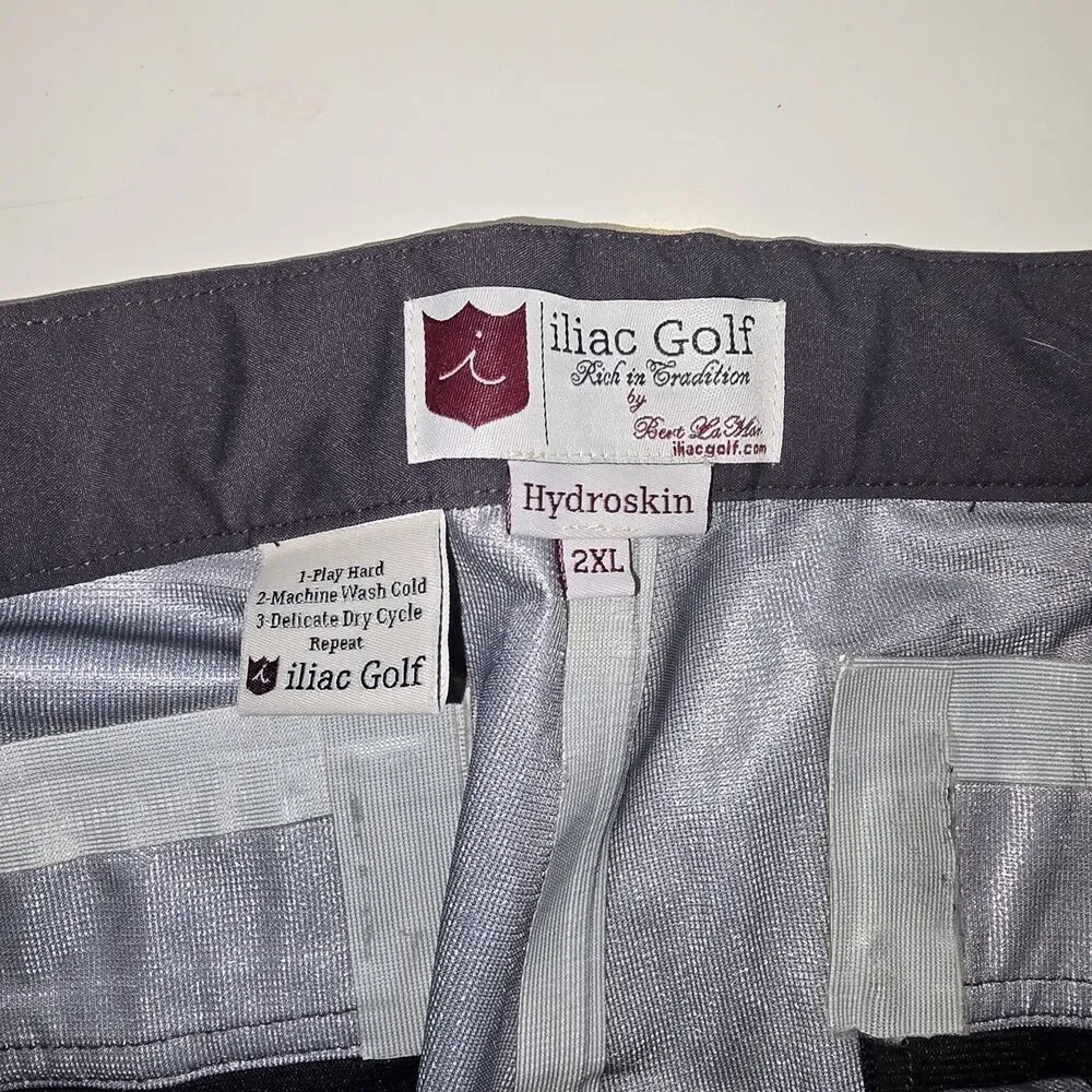 iliac Golf Hydroskin XXL Dark Gray Straight Golf Pants Men's 31